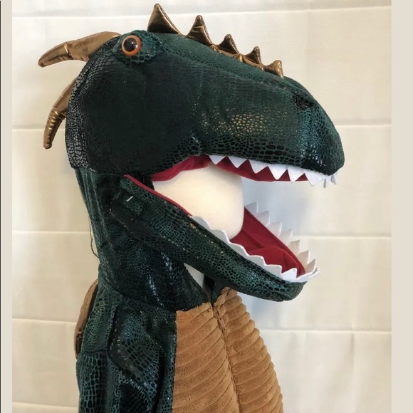 Tyrannosaurus T Rex Halloween Deluxe Costume Complete Toddler Kids Dinosaur NEW - Picture 3 of 8